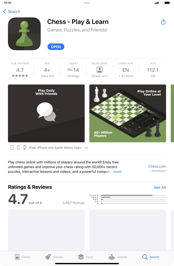 Slide your finger upwards starting from the bottom of the screen to return to the home screen.