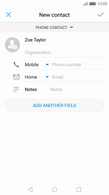 Press Phone number and key in the required phone number.