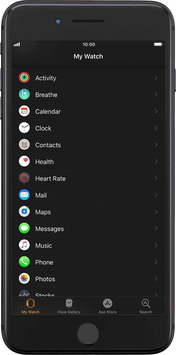 On your phone: Press Music.