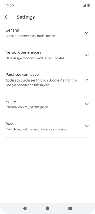 Press Network preferences.
