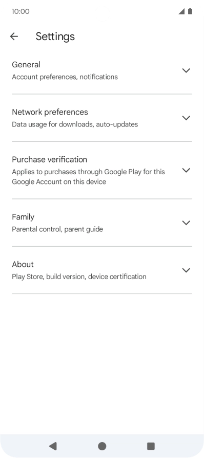 Press Network preferences.