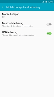 Press the Home key to return to the home screen.