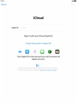 Press the field next to 