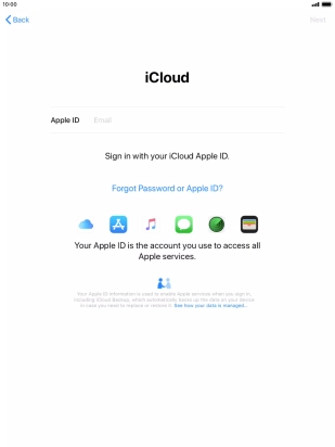 Press the field next to 
