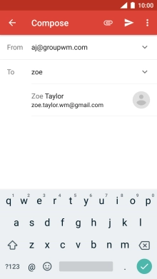 Press the required contact.