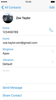 Press the Home key to return to the home screen.