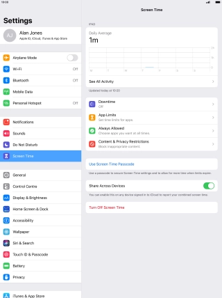 Press See All Activity.