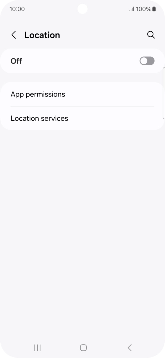 Press the indicator to turn the function on or off.