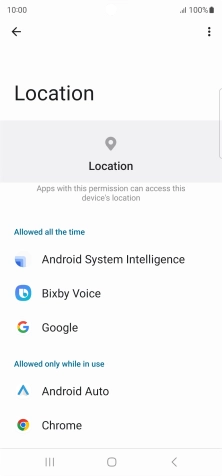 Press the required app.