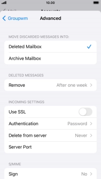 Press Authentication.