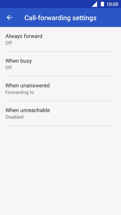 Press the Home key to return to the home screen.