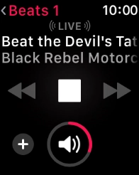 Press arrow left to return to the list.