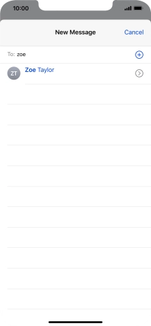 Press the required contact.