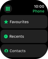 Press the keypad icon.