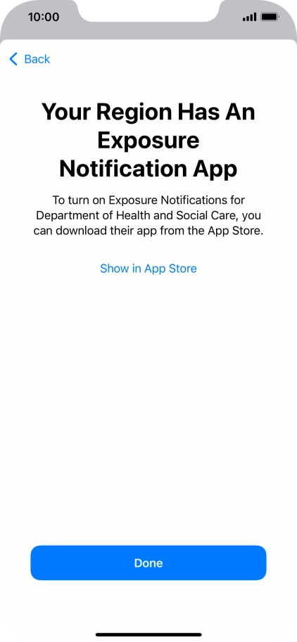 Press Show in App Store and follow the instructions on the screen to download and install the app.
