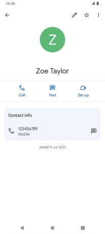 Press the Home key to return to the home screen.