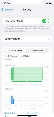 Slide your finger upwards starting from the bottom of the screen to return to the home screen.
