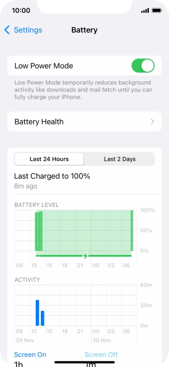 Slide your finger upwards starting from the bottom of the screen to return to the home screen.