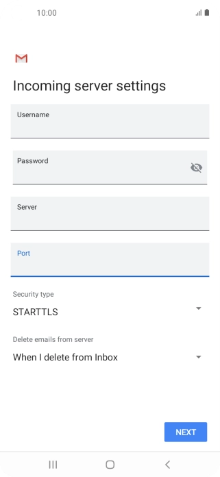 Press the drop down list below 