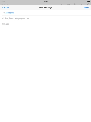 Press Subject and key in the required subject.