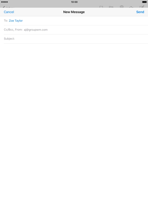 Press Subject and key in the required subject.