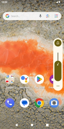 Press the sound mode icon.