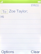 Press the Left selection key.