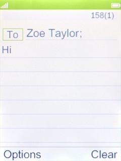 Press the Left selection key.