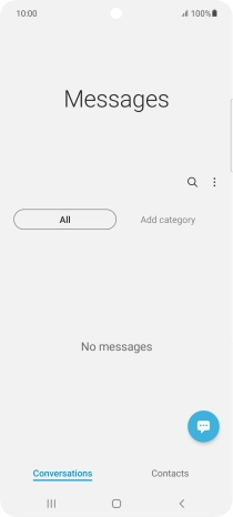 Press the new message icon.