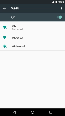 Press the Home key to return to the home screen.