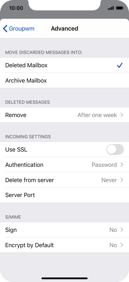 Press Authentication.