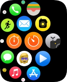 Press the email message icon.