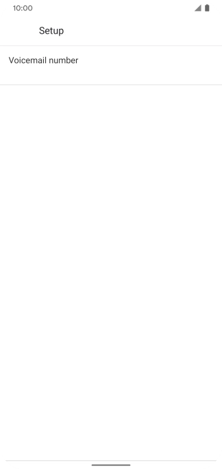 Press Voicemail number.