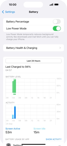 Slide your finger upwards starting from the bottom of the screen to return to the home screen.