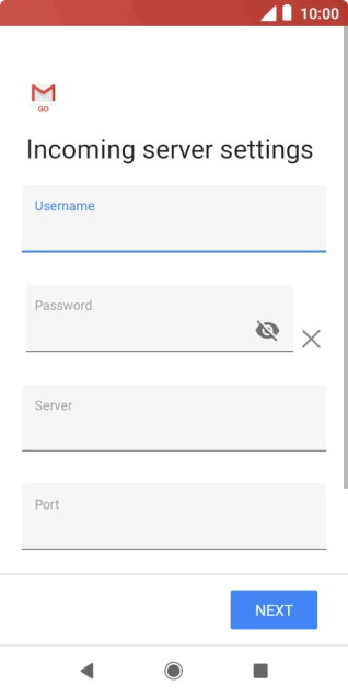 Press the field below 