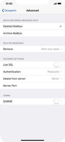 Press Authentication.