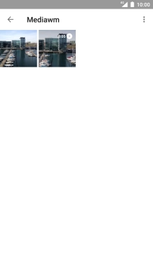 Press and hold the required picture or video clip.