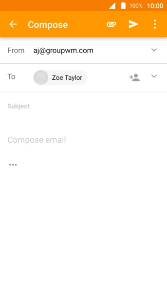 Press Subject and key in the required subject.