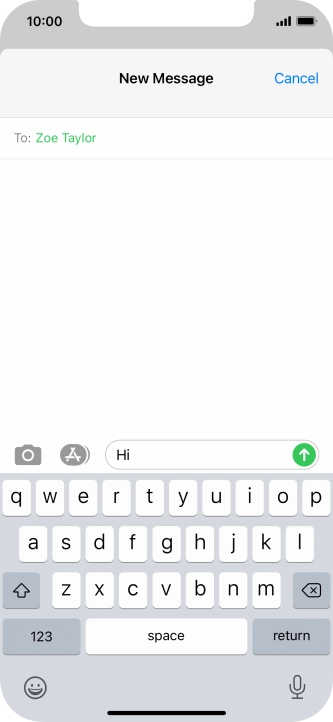Press the apps icon.