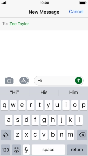 Press the apps icon.
