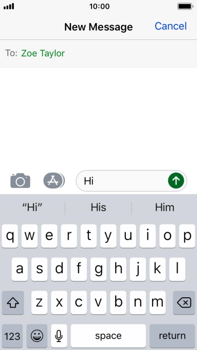 Press the apps icon.