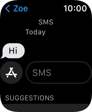 Press Text Mess... and record the message.