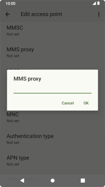 Key in 10.202.002.060 and press OK.