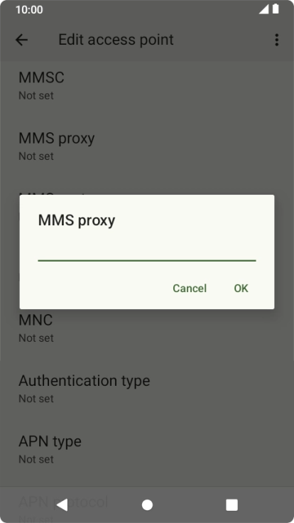 Key in 10.202.002.060 and press OK.