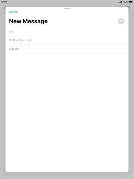 Press To: and key in the first letters of the recipient's name.