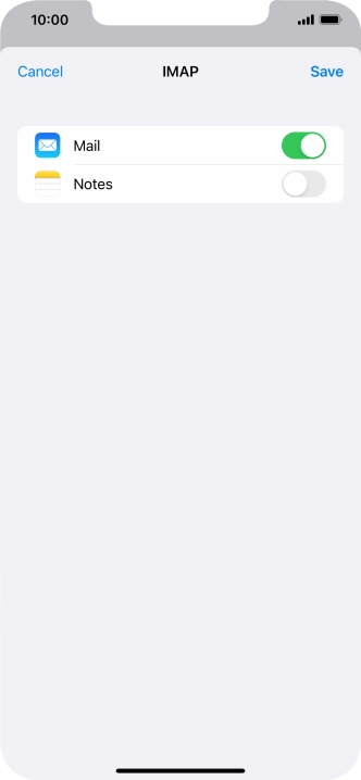 Press Save. Your email account has now been set up. To select more settings for incoming and outgoing server, proceed with the following steps.