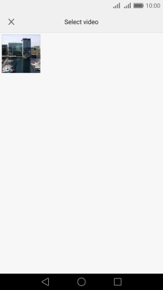 Press the required video clip.