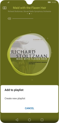 Press Create new playlist.