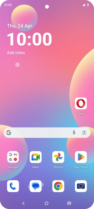 When the battery charging icon is displayed, the battery is charging.