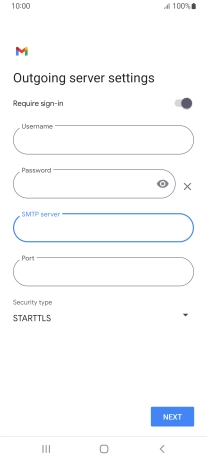 Press the field below 